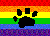 Rainbow Bear Flag